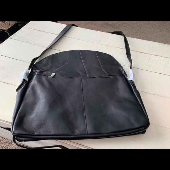 Piel leather cross-body tote bag - Picture 3 of 8